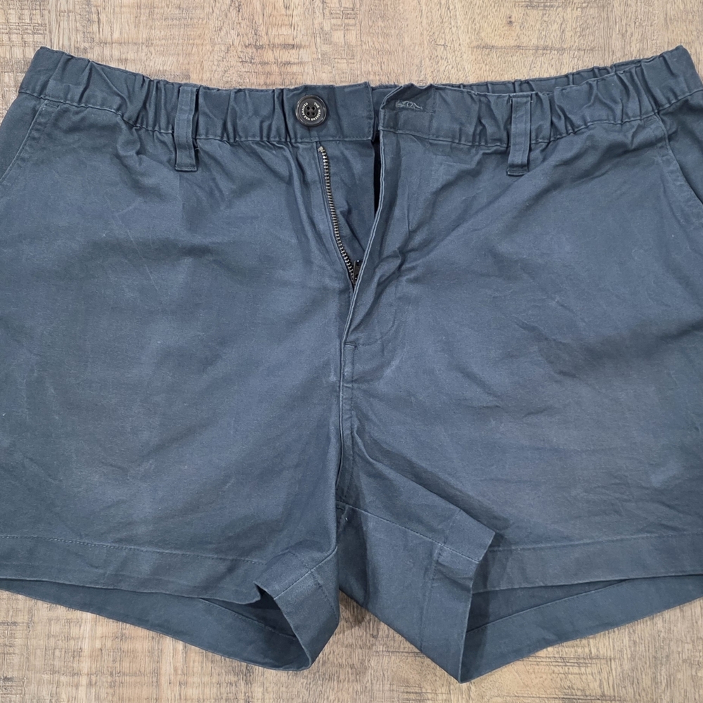 Chubbies Dark Blue Flat Front Shorts